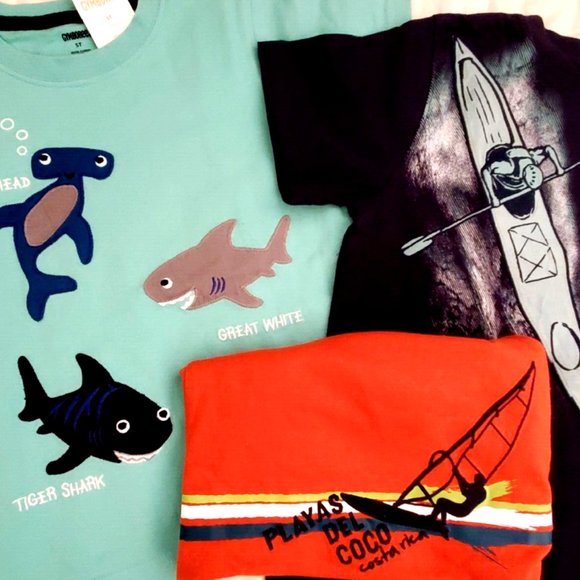 Nwt Gymboree Gap Bundle Boys 5 5T Summer Lot Outfit Shorts set Top Tee Shirt - Picture 12 of 16